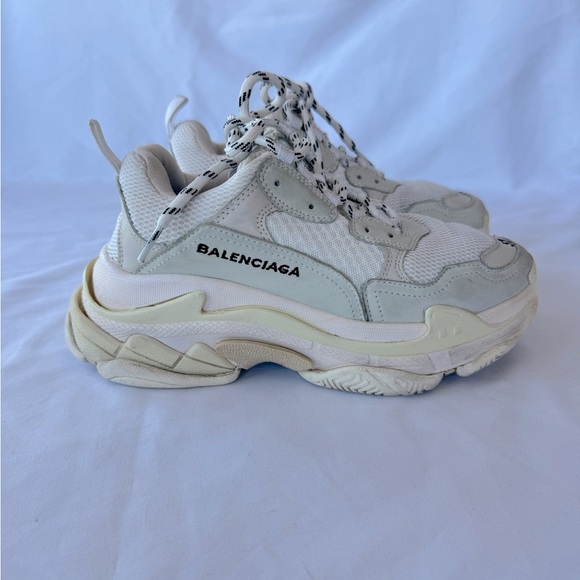 Sneakers White Chunky Women’s Triple S Size 37 - Picture 5 of 13